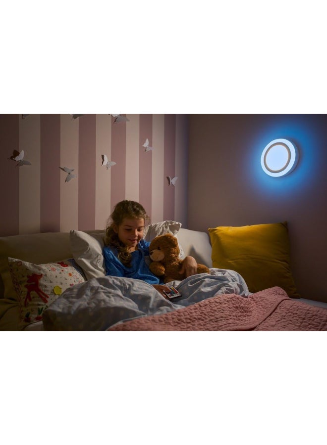 Osram - Osram Led Kids Room Wall And Ceiling Round Light, Color Changing Led Light Remote Control Warm White - Image 1