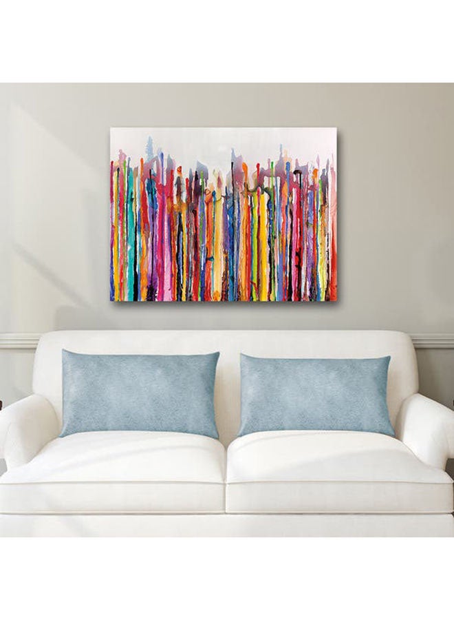 لوحات رسم فنية من قماش الكانفاس المُمَدّد من سوبفوكس مكونة من 10 قطع أبيض - Image 4