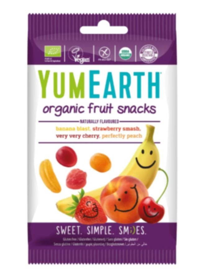 يام إيرث مسليات فاكهه عضوية 50جرام