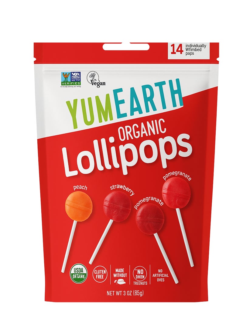 يام إيرث مصاصات عضوية عبوة من 14 قطعة - Image 1