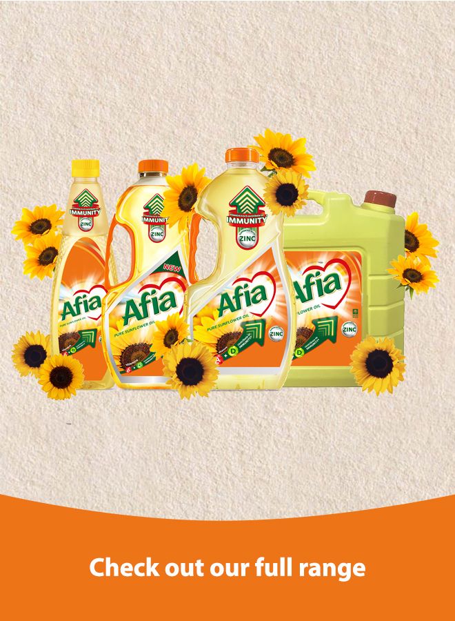 Afia Pure Sunflower Oil Enriched With Vitamins A, D And Zinc 2.9Liters - Image 5