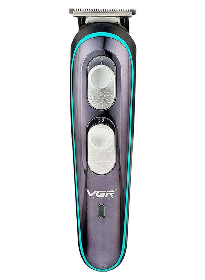 VGR Navigator V-055 USB Charging Men Hair Trimmer Black/Blue One Size - Image 1