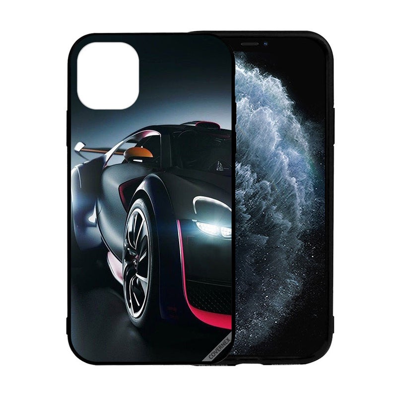 كوفرنيكس غطاء حماية واق لهاتف أبل آيفون 12 ميني أسود / رمادي / أحمر - Image 2