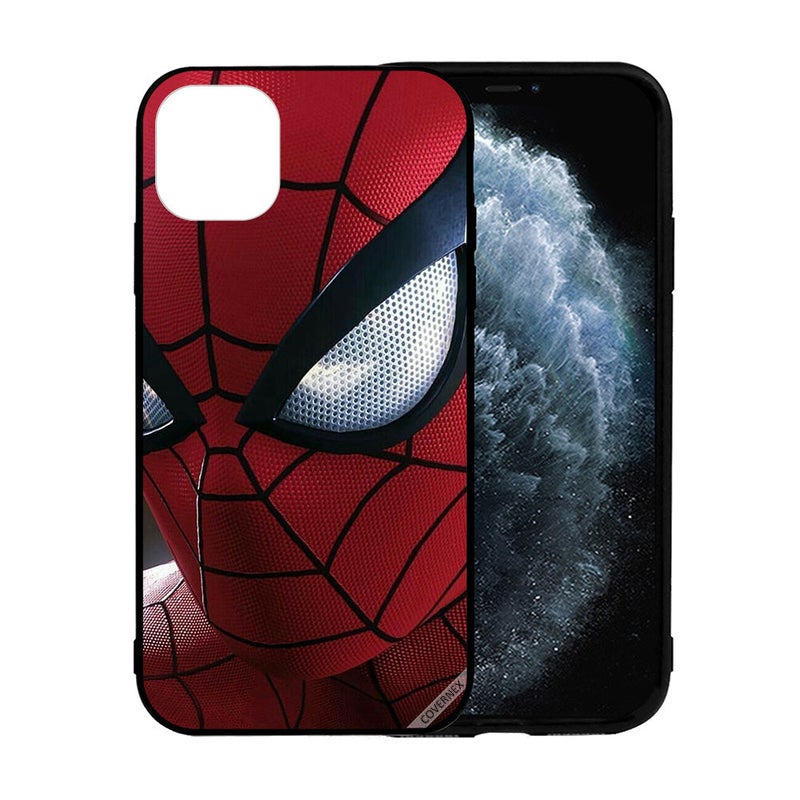 كوفرنيكس غطاء حماية واق لهاتف أبل آيفون 12 ميني نمط وجه سبايدرمان - Image 2