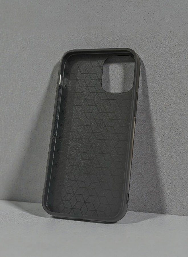 Covernex Apple iPhone 12 Mini Protective Case Cover Printed Featuring Lights ON oBlack Dosted Pattern DESIGN_1412 - Image 3