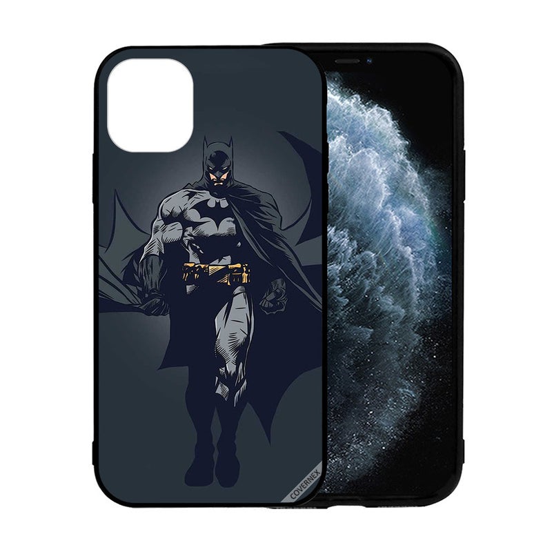 Covernex Apple iPhone 12 Protective Case Cover Printed Featuring Batman DESIGN_1085 - Image 2