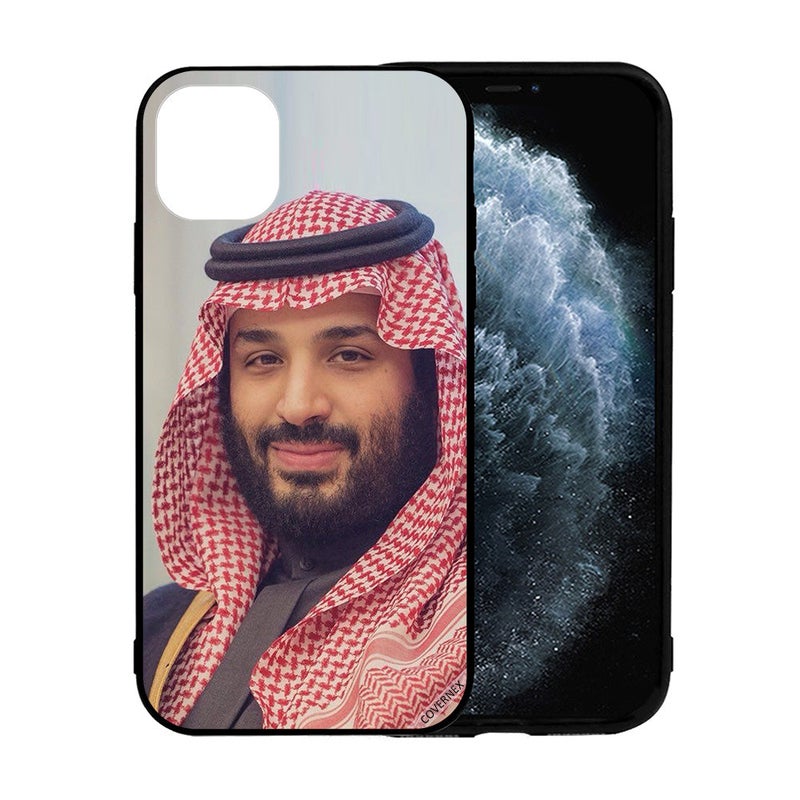 كوفرنيكس غطاء حماية واق لهاتف أبل آيفون 12 بتصميم صورة محمد بن سلمان - Image 2