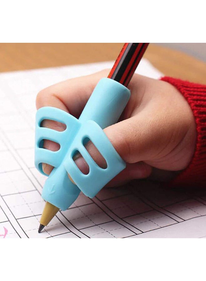 3-Piece Adorable Silicone Ring Pencil Grips Set Multicolour - Image 4