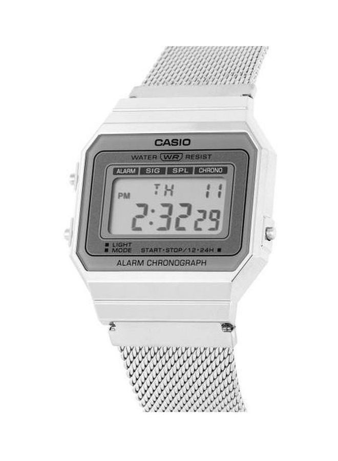 CASIO Vintage Series Stainless Steel Digital Wrist Watch A700WM-7ADF  Silver - Image 5