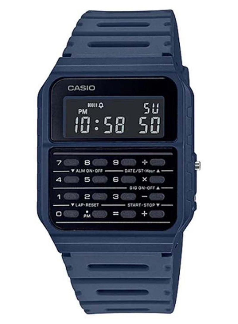 CASIO Resin Digital Wrist Watch CA-53WF-2BDF - 34 mm - Blue - Image 1