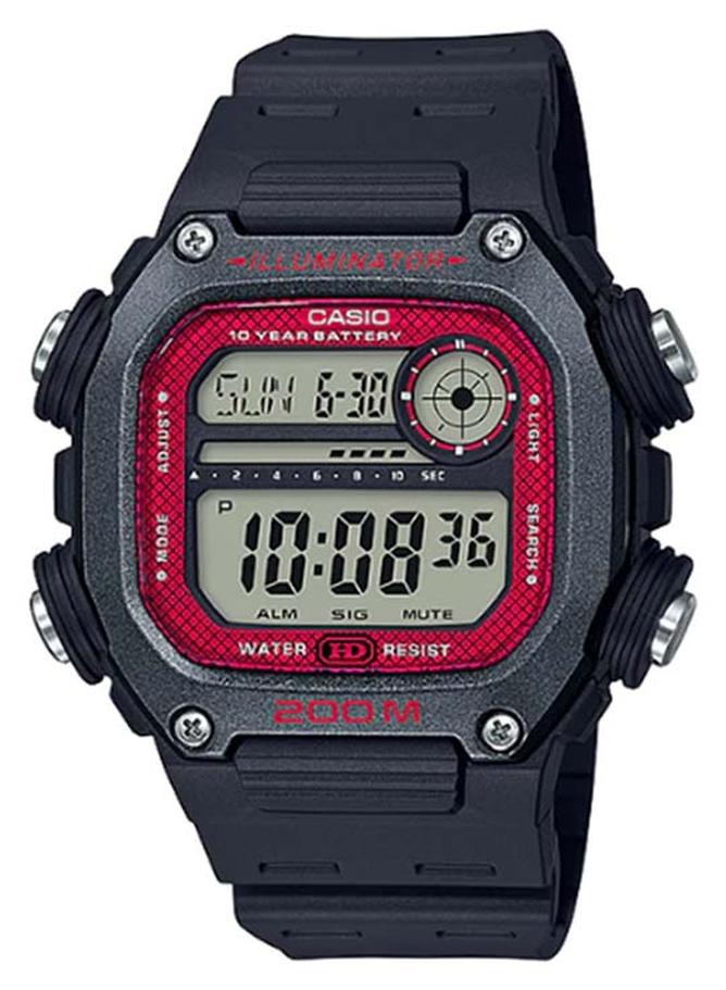 CASIO Men's Resin Digital Watch DW-291H-1BVDF - 51 mm - Black - Image 1