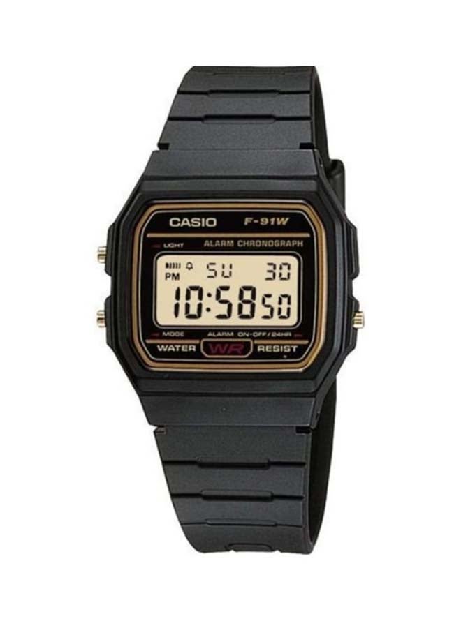 CASIO Men's Resin Digital Wrist Watch F-91WG-9QDF - 38 mm - Black - Image 1