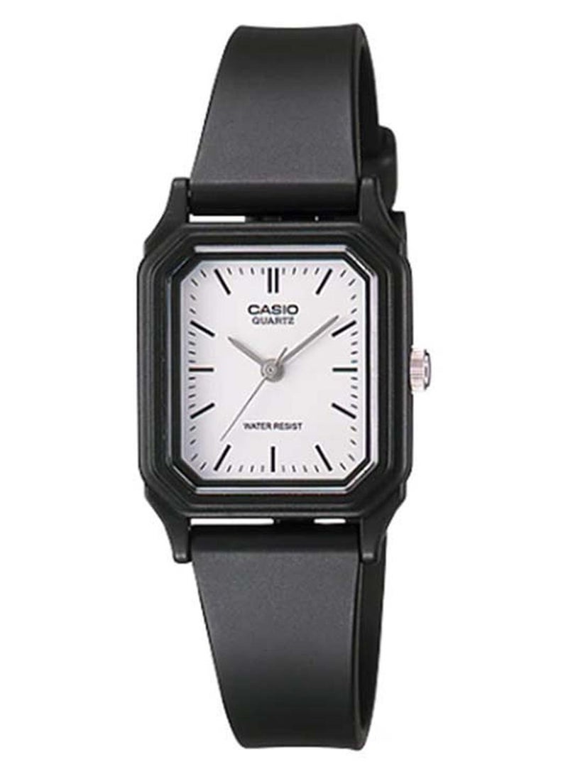 كاسيو ساعة يد بعقارب وبسوار من الراتنج طراز LQ-142-7EDF للنساء - Image 1