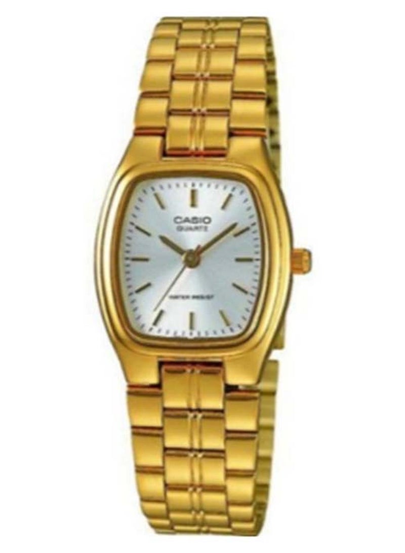 كاسيو ساعة يد بعقارب وسوار من الستانلس ستيل - طراز LTP-1169N-7ARDF للنساء - Image 1