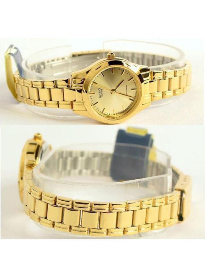 CASIO Women's Stainless Steel Analog Watch LTP-1275G-9ADF - 26 mm - Gold - Image 4