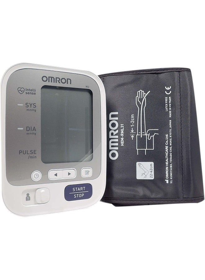 Omron M3 Automatic Blood Pressure Monitor - HEM-7154-E - White - Image 4