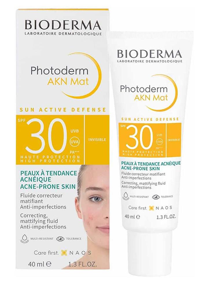 بيوديرما فوتوديرم أكن بتركيبة سائلة مطفية وعامل حماية من الشمس 30 40ملليلتر - Image 1