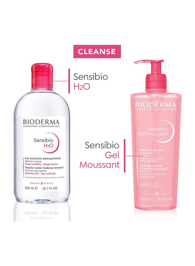 Bioderma Sensibio Gel Moussant Cleansing Foaming 500ml - Image 3
