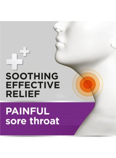 Strepsils Extra Blackcurrant Lozenges Double Action Effective Pain Relief For Sore Throats 24 Count  - Image 3