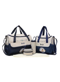 Kidle 5-Piece Multifunctional Water Proof Baby Diaper Storage Light Weight Bag Set  - Image 1
