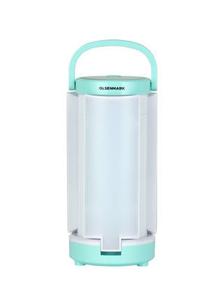 Rechargeable LED Emergency Lantern With Solar Panel White/Blue - pnsku/N40544024A/45/_/1716361622/87ba789c-f7ab-4132-b8bc-a0941023441d