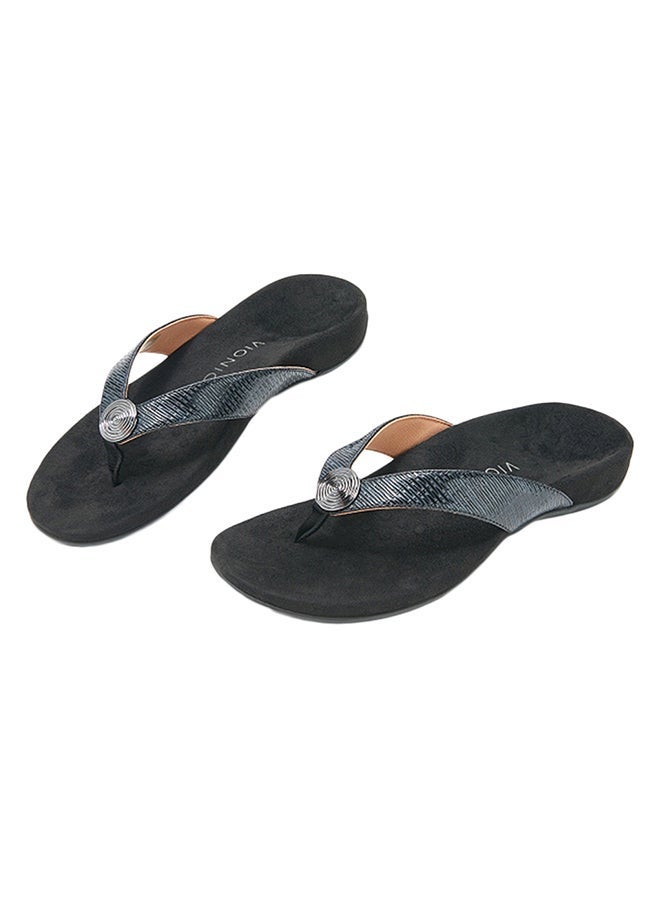 Anti-Slip Comfortable Flip-Flops Slipper Black  - Image 3