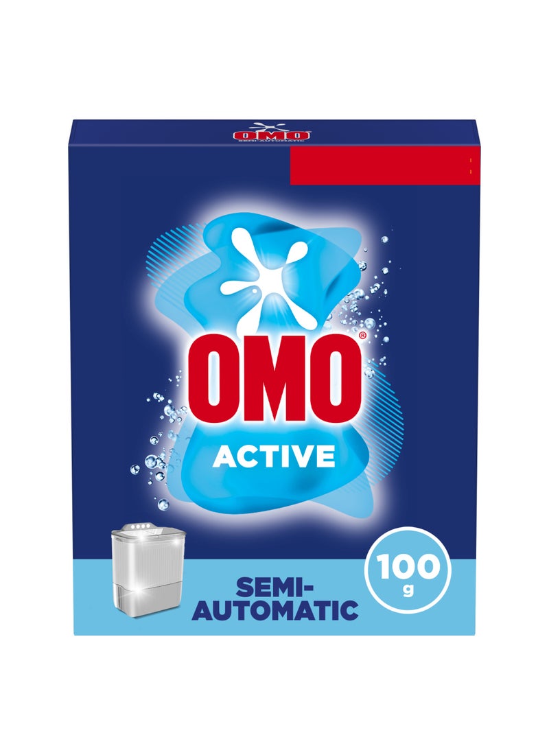 أومو مسحوق غسيل الملابس أومو أكتيف 100جرام - Image 1