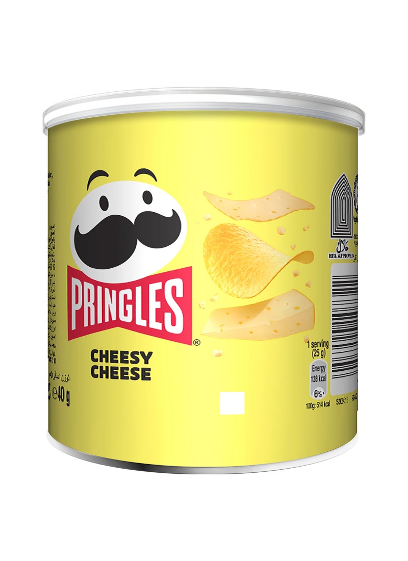 Pringles Cheesy Cheese Potato Chips 40grams - Image 1