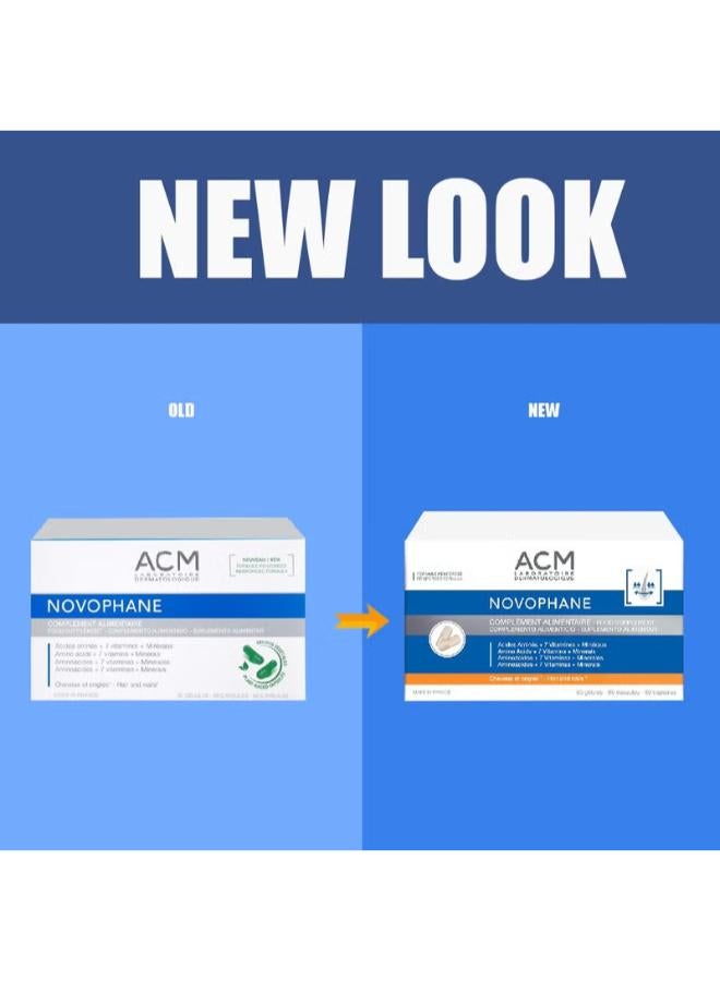 ACM Laboratoire dermatologique Novophane 60 Capsules  - Image 4