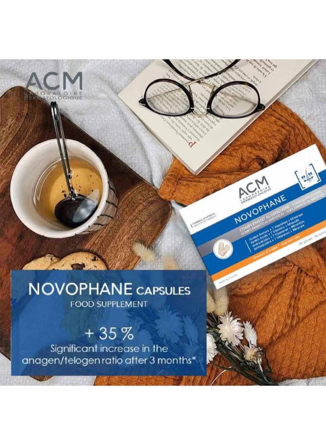 ACM Laboratoire dermatologique - Novophane 60 Capsules - Image 1