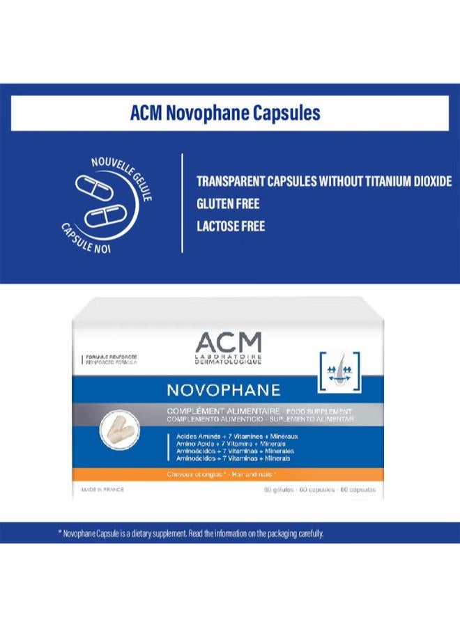 ACM Laboratoire dermatologique Novophane 60 Capsules  - Image 5