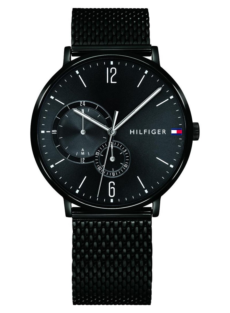 TOMMY HILFIGER Men's BROOKLYN Metal Chronograph Wrist Watch 40 mm - Black - 1791507 - Image 1