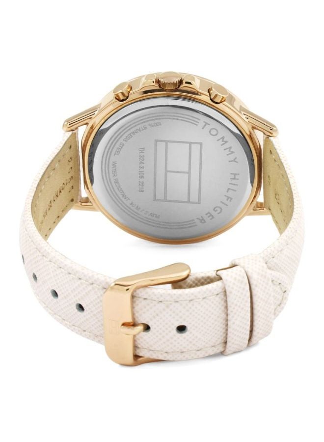 تومي هيلفيغر ساعة كرونوغراف كارلي مقاومة للماء طراز 1781789 للنساء - Image 2