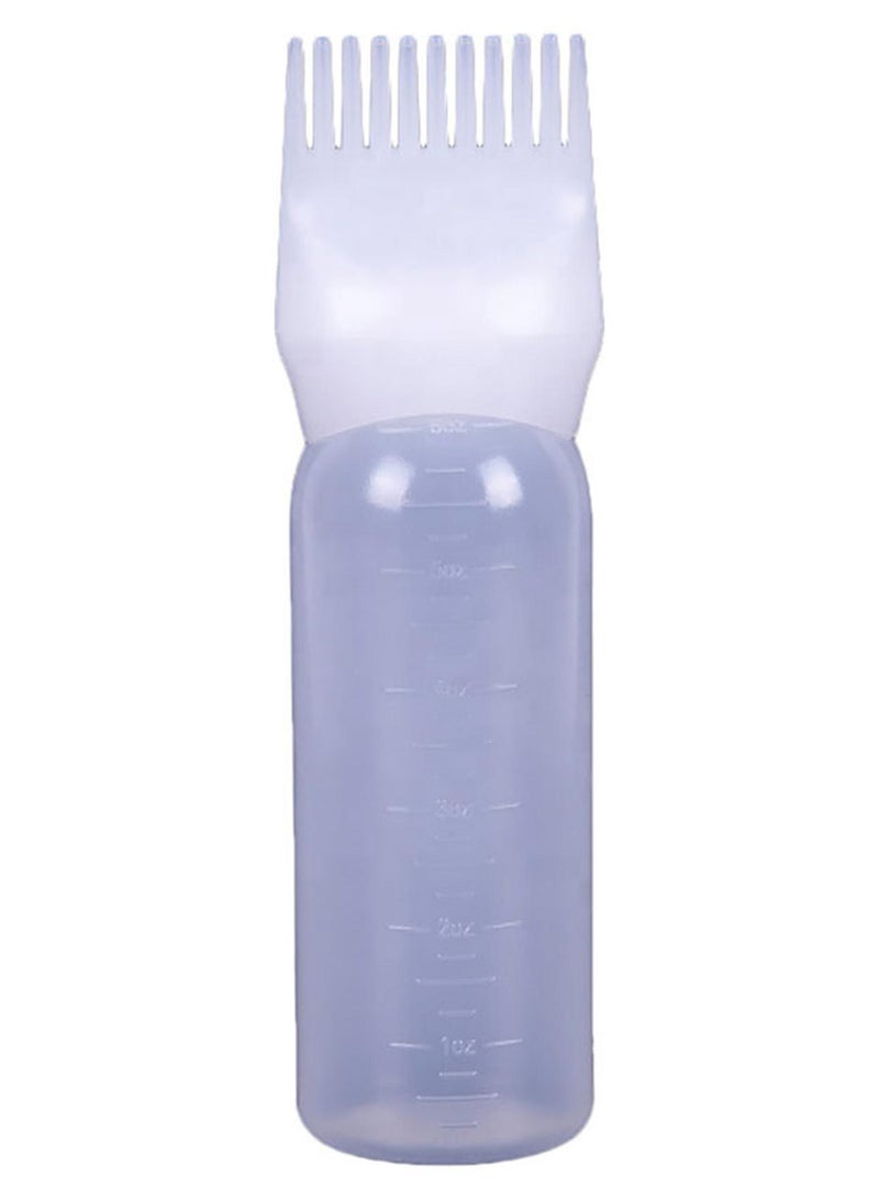 صندوق موزع زيت وصبغة الشعر مع فرشاة وضع أبيض 17 x 4.5سم - Image 1