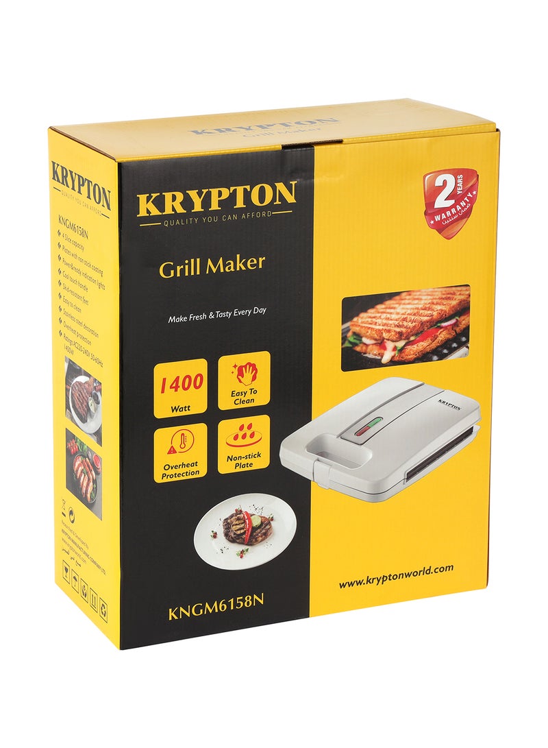 ماكينة شوي 1400 W KNGM6158N أبيض