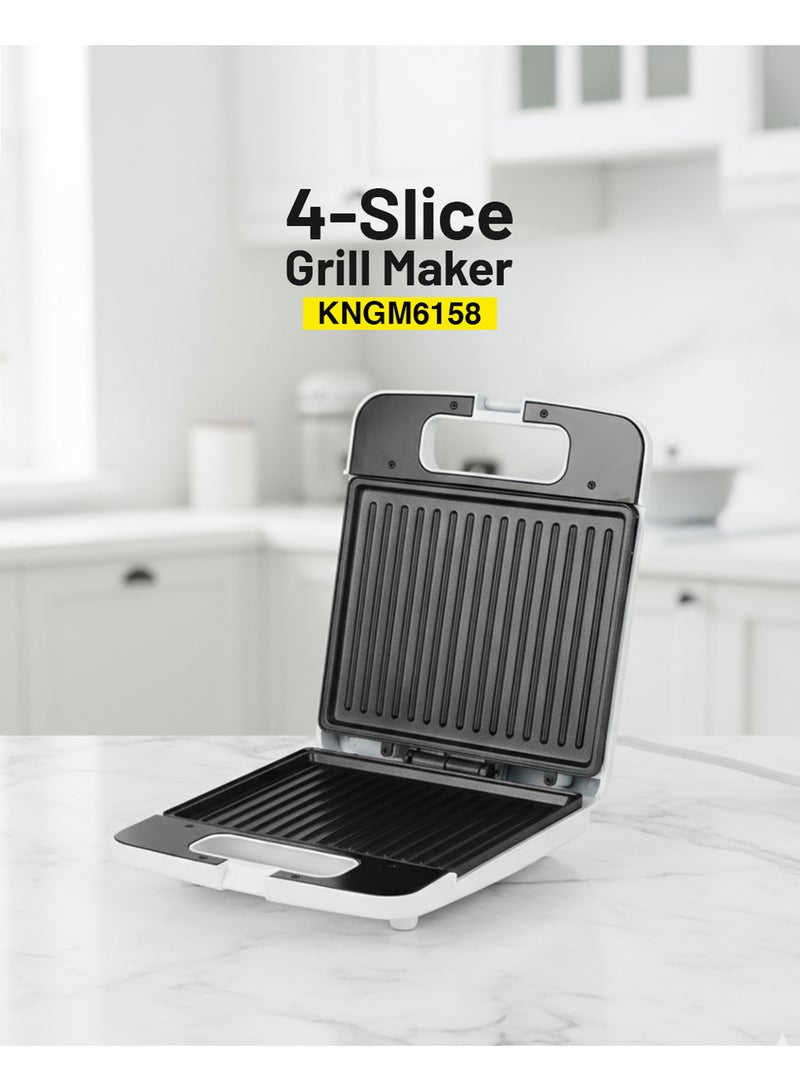 كريبتون ماكينة شوي 1400 W KNGM6158N أبيض - Image 1