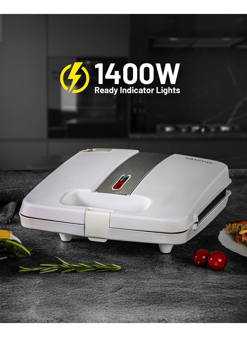 كريبتون ماكينة شوي 1400 W KNGM6158N أبيض - Image 2