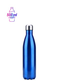 Stainless Steel Vacuum Insulated Water Bottle blue 500ml