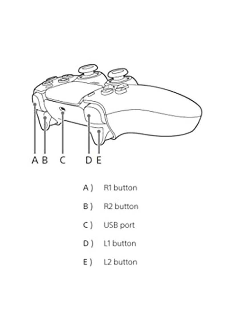 سوني وحدة تحكم لاسلكية دوال سينس لجهاز بلاي ستيشن 5 - أبيض - Image 2