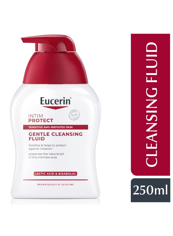 Eucerin - Intim Protect, Intimate Gentle Cleansing Fluid With Lactic Acid Ph5 Intimate Hygiene Wash 250ml - Image 1