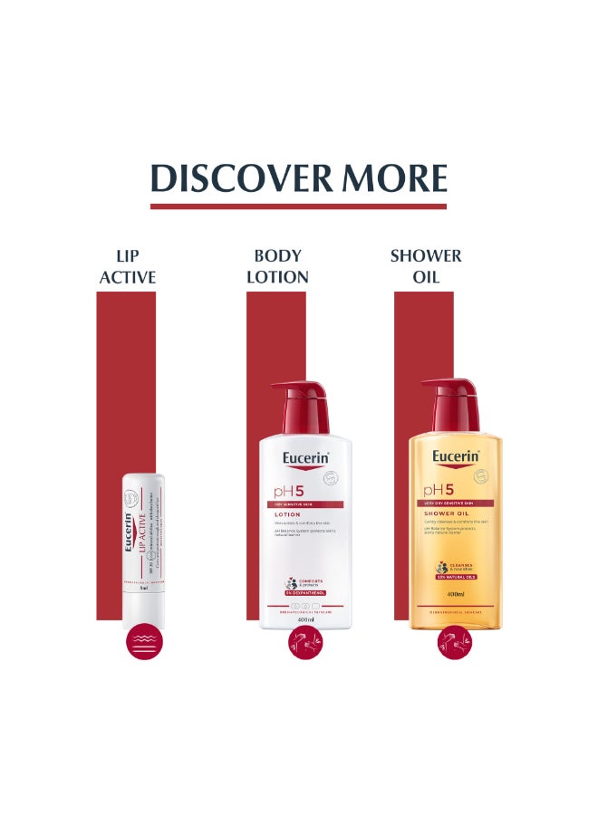 Eucerin - Intim Protect, Intimate Gentle Cleansing Fluid With Lactic Acid Ph5 Intimate Hygiene Wash 250ml - Image 1