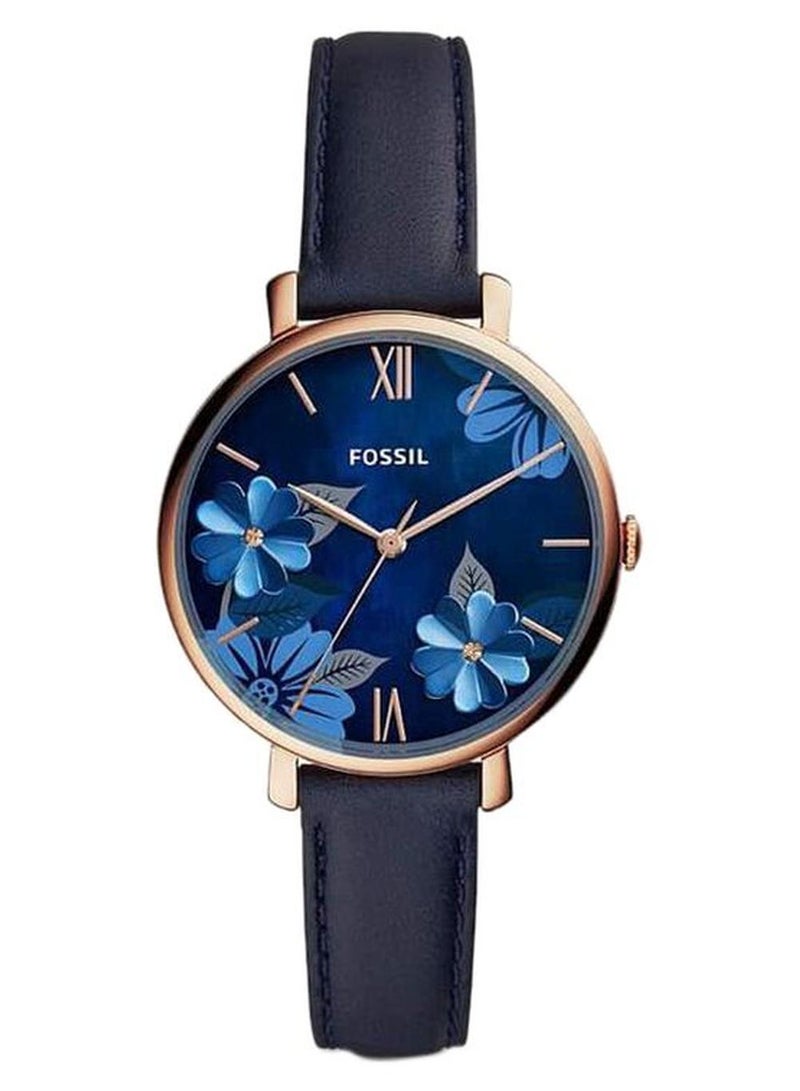 فوسيل ساعة يد بعقارب جاكلين طراز ES4673 للنساء - Image 1