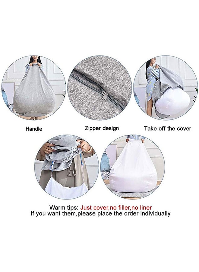 Bagzo Everest Bean Bag Grey 150x50x100cm - pnsku/N40665899A/45/_/1724152410/e34744e2-c180-46b1-abf7-30870787d8b4