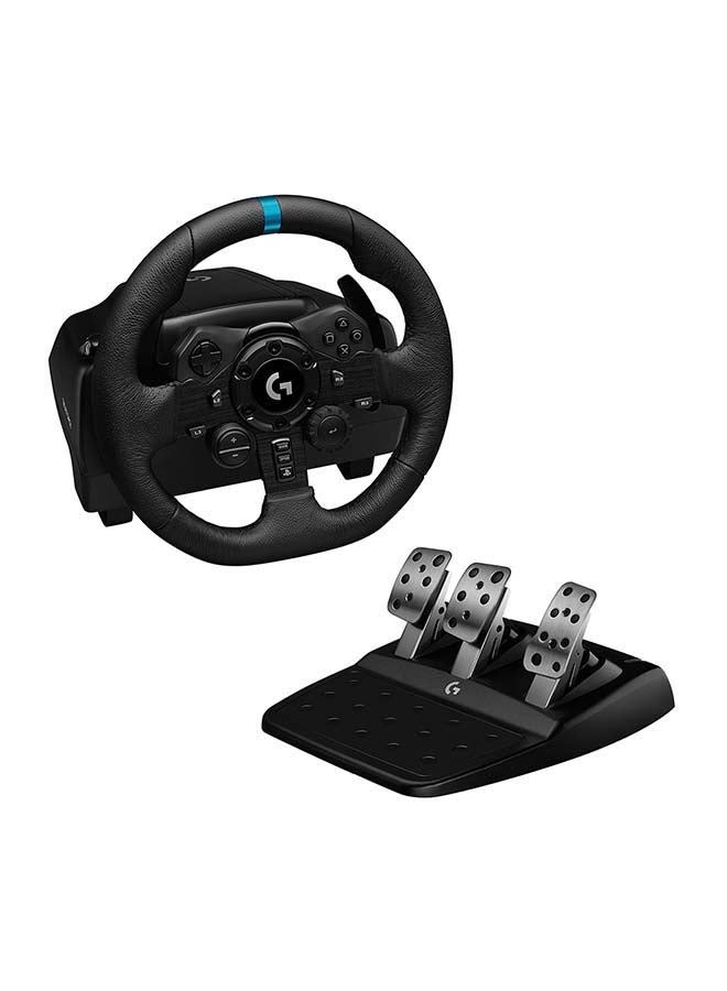 Logitech G923 Wireless Racing Wheel And Pedals For PlayStation 5, PlayStation 4 And PC Featuring Trueforce Up to 1000 Hz Force Feedback, Responsive Pedal, Dual Clutch Launch Control, And Genuine Leather Wheel Cover - Image 1