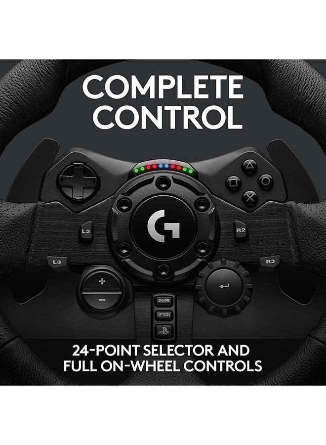 Logitech G923 Wireless Racing Wheel And Pedals For PlayStation 5, PlayStation 4 And PC Featuring Trueforce Up to 1000 Hz Force Feedback, Responsive Pedal, Dual Clutch Launch Control, And Genuine Leather Wheel Cover - Image 5
