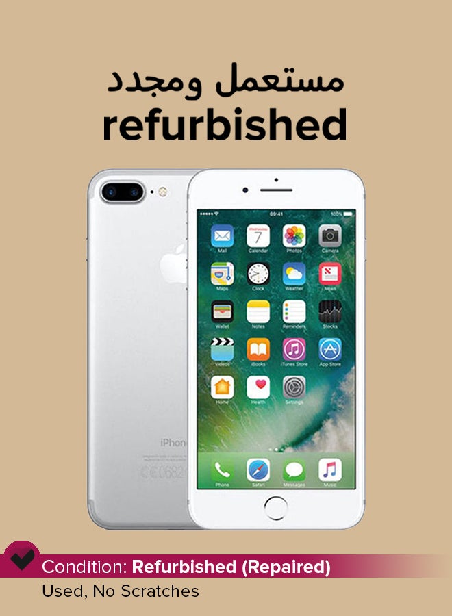 Apple Refurbished - iPhone 7 Plus 128GB Silver 4G With Facetime  - Image 1