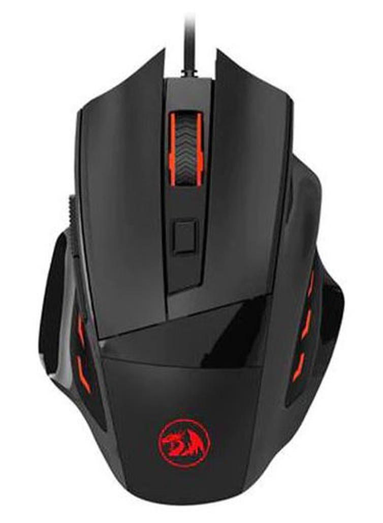REDRAGON M609 Phaser 6 Buttons Optical Sensor Gaming Mouse Black/Red - Image 1
