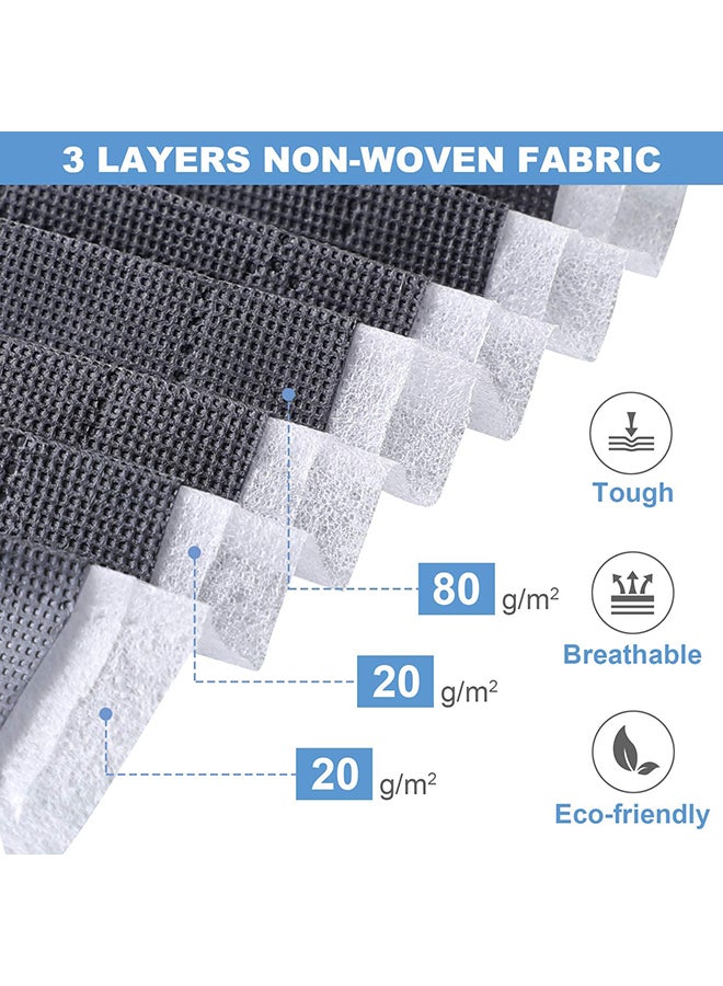 XiuWoo 3-Piece Storage Bag Organizer Set Grey 60x43x35cm - Image 4