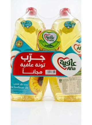 زيت دوار الشمس 1.5لترات عبوة من قطعتين
