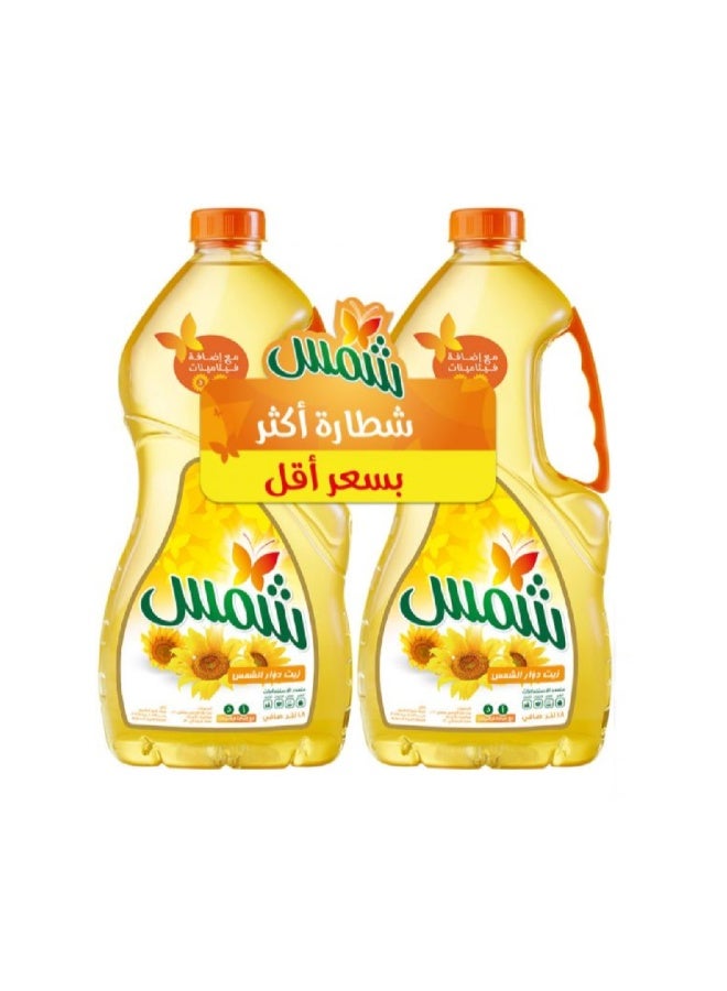 شمس زيت دوار الشمس من كورولي عبوة من قطعتين 